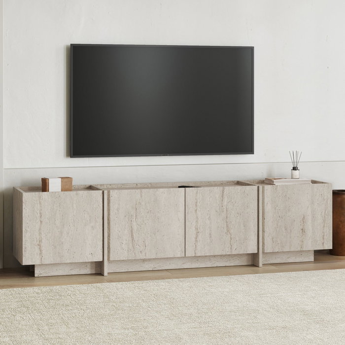 Nordure Soporte para TV Lowen - Travertino Nordure Soporte para TV Lowen - Travertino